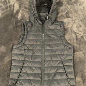 XS Black Puffer Vest by Express